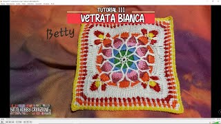 Tutorial  111 MATTONELLA  Vetrata bianca [upl. by Florio973]