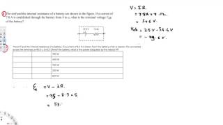 Direct Current Circuits  Physics  Example 2 [upl. by Ogawa]