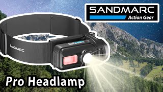 The Most LIGHTWEIGHT Hiking Headlamp Designed in US  Sandmarc Pro Headlamp Review [upl. by Cave940]