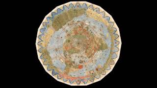 Largest Early World Map  Montes 10 ft Planisphere of 1587 [upl. by Yellehs]