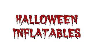 Halloween Inflatables Slideshow [upl. by Bertolde]