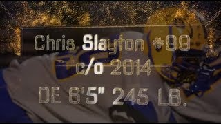 Chris Slayton DE 65quot 245 lb Official Junior Highlights  CreteMonee Class 2014 [upl. by Asiluy]