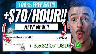 FREE BOT Pays You 70 PER HOUR Earn 400Day Doing This EASY Method Make Money Online 2023 [upl. by Muryh]