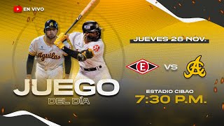 LEONES DEL ESCOGIDO VS ÁGUILAS CIBAEÑAS  SERIE REGULAR 202425 [upl. by Ennovyahs205]