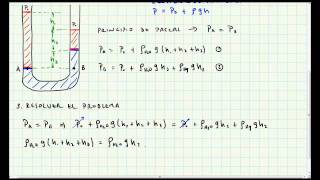 Problema de Aplicacion Presion Hidrostatica  Mecanica de Fluidos  Video 021 [upl. by Ruperta622]