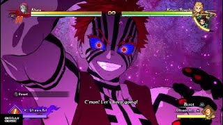 10 Advanced Akaza Combos For High Level Matches  Demon Slayer Hinokami Chronicles [upl. by Esinej]