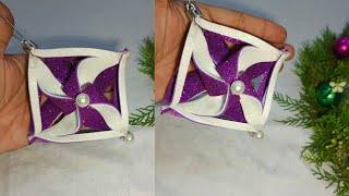 how to make Christmas tree ornaments Christmas craft ideas diy ornaments making [upl. by Lever600]