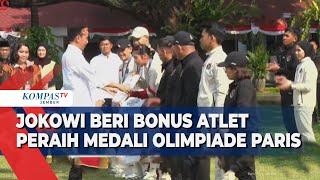 Terbaru Tepati Janji Presiden Jokowi Serahkan Bonus untuk Atlet Peraih Medali Olimpiade Paris 2024 [upl. by Guinn]