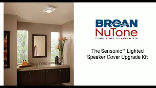 Broan FG800SPK Lighted Speaker Fan Upgrade [upl. by Niel287]