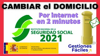 👌🔊🚀Como CAMBIAR tu DIRECCIÓN en la SEGURIDAD SOCIAL  2021 [upl. by Boarer]