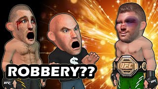 Sean Strickland vs Dricus Du Plessis  ROBBERY [upl. by Torrance]