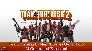 Team Fortress 2 Soundtrack  AI Generated Main Theme Guitar Solo Extended Version [upl. by Ahens502]