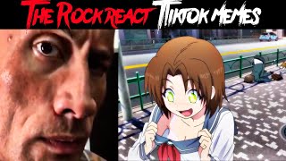 The Rock reacts Tiktok Memes  Memes [upl. by Naenej]