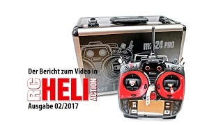 RCHeliAction HoTTSender mz24 PRO von Graupner [upl. by Klingel]