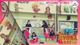 APS School AttibeleYoga Day 2024  A Day of Peace and HarmonyInternational Yoga Day [upl. by Clayberg]