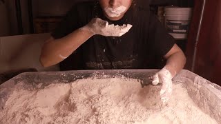 Cornstarch ASMR Powder Play and Handfuls [upl. by Justin930]