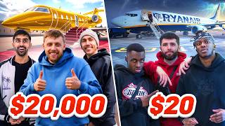 SIDEMEN 20000 VS 20 PLANE TICKET [upl. by Eniwtna133]