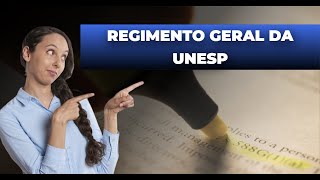 QUESTÕES REGIMENTO GERAL DA UNESP [upl. by Aivilys889]