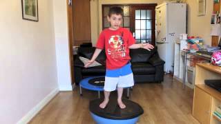 13 amazing workout exercises with Bosu Ball and mini trampoline  YouTube [upl. by Haidej]