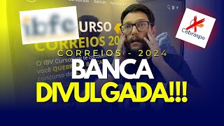 BANCA DIVULGADA  CONCURSO CORREIOS 2024 [upl. by Syhr133]