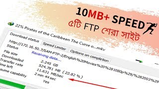 Top 5 Broadband Server  10 Mbps Plus High Speed FTP Download Site  2019 [upl. by Landa]