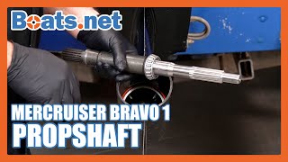 MerCruiser Bravo One Prop Shaft Replacement  MerCruiser Bravo One Output Shaft Removal  Boatsnet [upl. by Mellar]