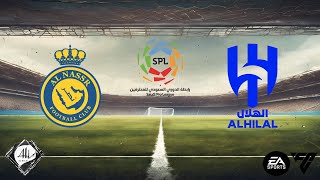 AlNassr vs AlHilal  9 rodada Saudi Professional League 2425  EA FC [upl. by Cesaria315]