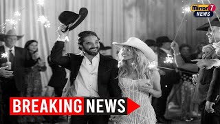 Yellowstone Stars Ryan Bingham and Hassie Harrison Tie the Knot in CowboyThemed Ceremony [upl. by Rein]