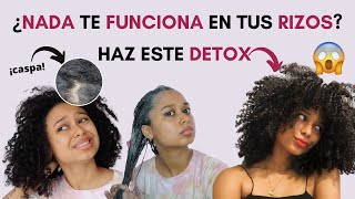 RECUPERA TUS RIZOS Y HAZ QUE CREZCAN BRILLANTES 🌴 DETOX CAPILAR  LIMPIEZA PROFUNDA [upl. by Nevek]