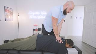 SI JOINT RELIEF  CHIROPRACTIC ADJUSTMENT  LOUD SPINE CRACKS [upl. by Mihar]