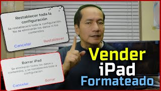 👍FORMATEAR tu iPad ANTES DE VENDERLO  IPadictos [upl. by Reiko]