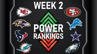 Week 2 Power Rankings [upl. by Osrock468]