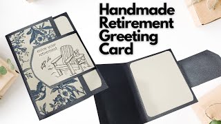 Handmade Retirement Greeting Card Ideas  Handmade Cards  Card Making Tutorials  DIY Cards [upl. by Hedelman]