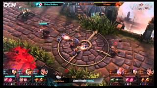 音声修正版Vainglory World Invi Semi Finals Divine Brothers VS Hunters Japanese [upl. by Nyrek]