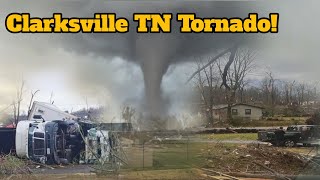 Breaking News Massive Tornado Strikes Clarksville and Montgomery County TN [upl. by Adnilemreh689]