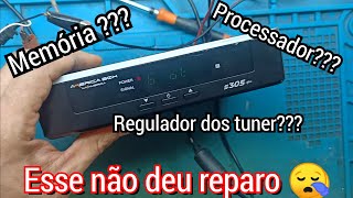 América box S305 plus só fica em boot como saber se é memória regulador do tuner ou processador [upl. by Atnohs825]