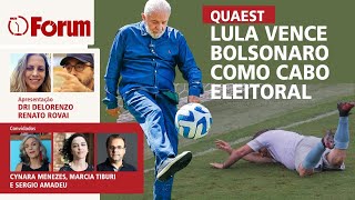 Lula X Bolsonaro quem é melhor cabo eleitoral nas eleições Tarcísio perde para Lula na Quaest [upl. by Westlund]