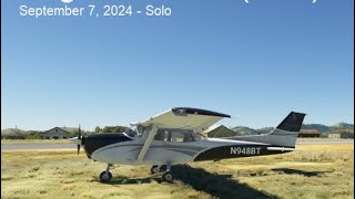 California Dreaming VFR Day Cross country 240907 [upl. by Lemkul]