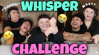 WHISPER CHALLENGE W LOUIE amp BLESIV😭🤣 [upl. by Enilram]