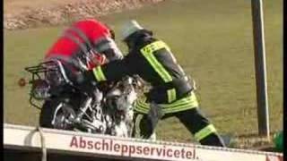 Dietingen  Motorradfahrer nach Unfall schwer verletzt [upl. by Theodosia]