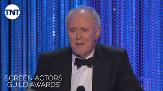 John Lithgow Acceptance Speech  23rd Annual SAG Awards  TNT [upl. by Yetah]