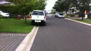 HRC Honda VTR SP2  Straight Exhaust  On Melbourne Streets [upl. by Fairfield]