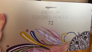 Amazon Basics Premium Colored Pencils 72 Counts [upl. by Gwen]