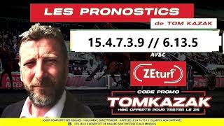 PRONOSTIC QUINTE DU JOUR MARDI 01 OCTOBRE 2024 PMU ZETURF Z5 ORDRE TOM KAZAK [upl. by Algar]