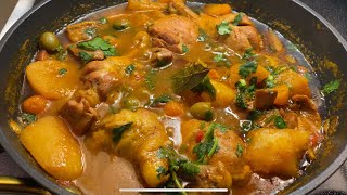 How to Make Puerto Rican Pollo en Fricasé Chicken Fricassee — Mari’s Cooking [upl. by Georgette515]