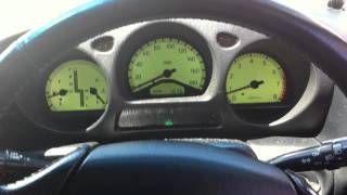 JZS161 Toyota Aristo 30TT Dashboard Start Sequence [upl. by Aillicec]