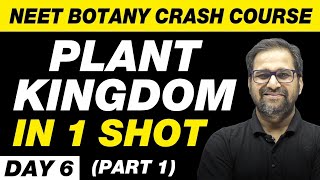 PLANT KINGDOM in 1 Shot Part 1  NEET Botany Crash Course  Day 6  UMMEED [upl. by Anihpesoj]