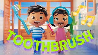 Brush your teeth song  Tooth brushing song  kids song  Nursery rhymes  Brush it song [upl. by Adnavoj772]