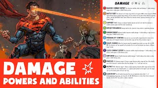 HOW TO PLAY Heroclix Rules  DAMAGE Powers and Abilities 2024 [upl. by Feltie]