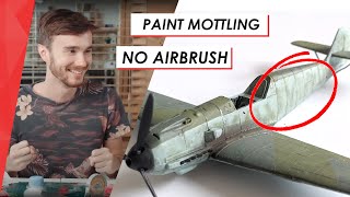 🔴 Painting Mottling Cloud Camo Effect  No Airbrush [upl. by Edelson169]